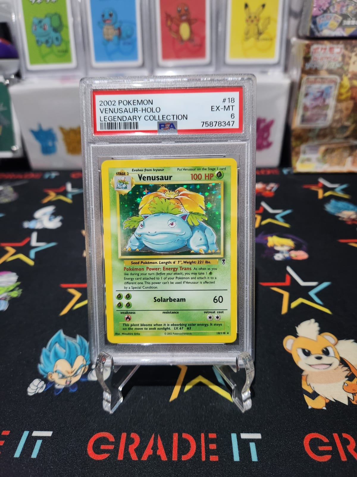PSA 6 - Venusaur - Legendary Collection - Holo