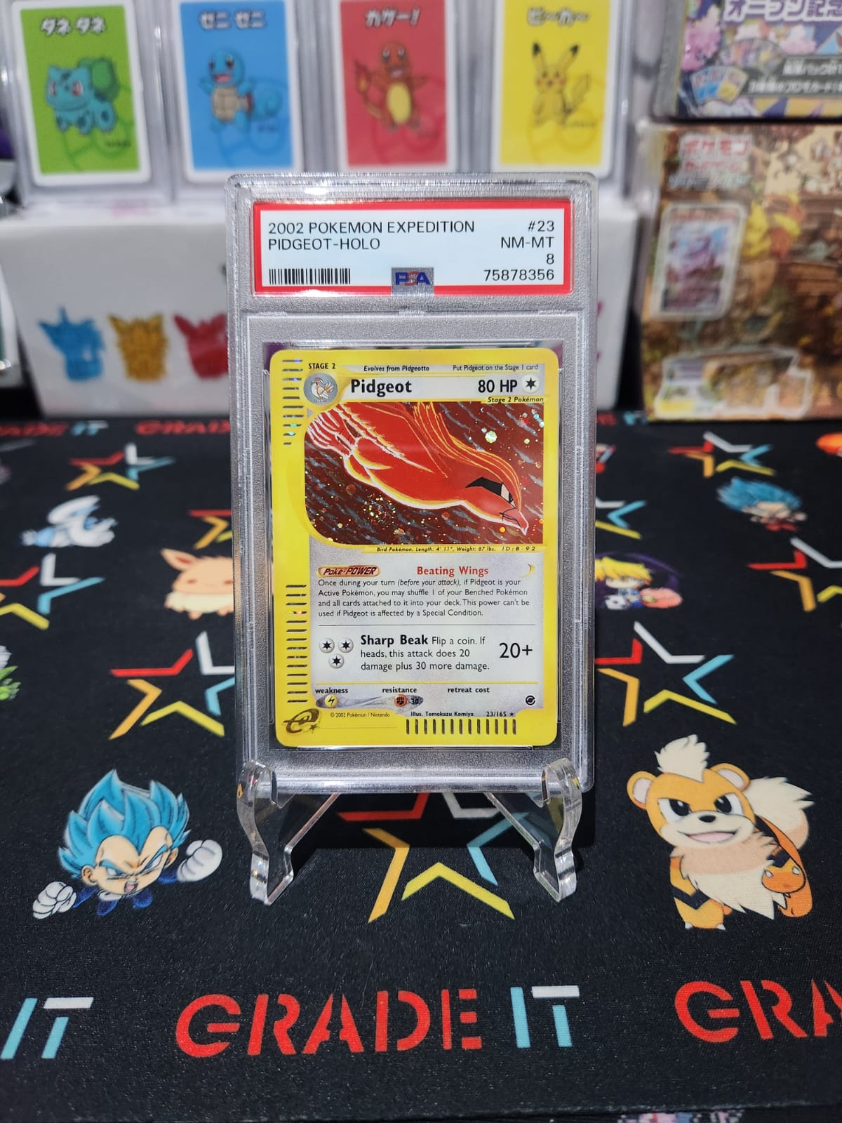 PSA 8 - Pidgeot - Expedition - Holo