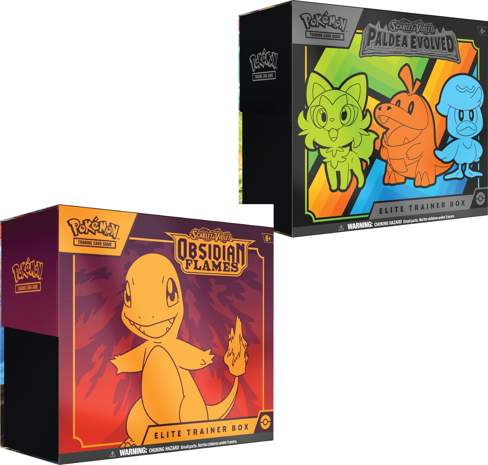 Obsidian Flames & Paldea Evolved ETB Bundle - Grade It