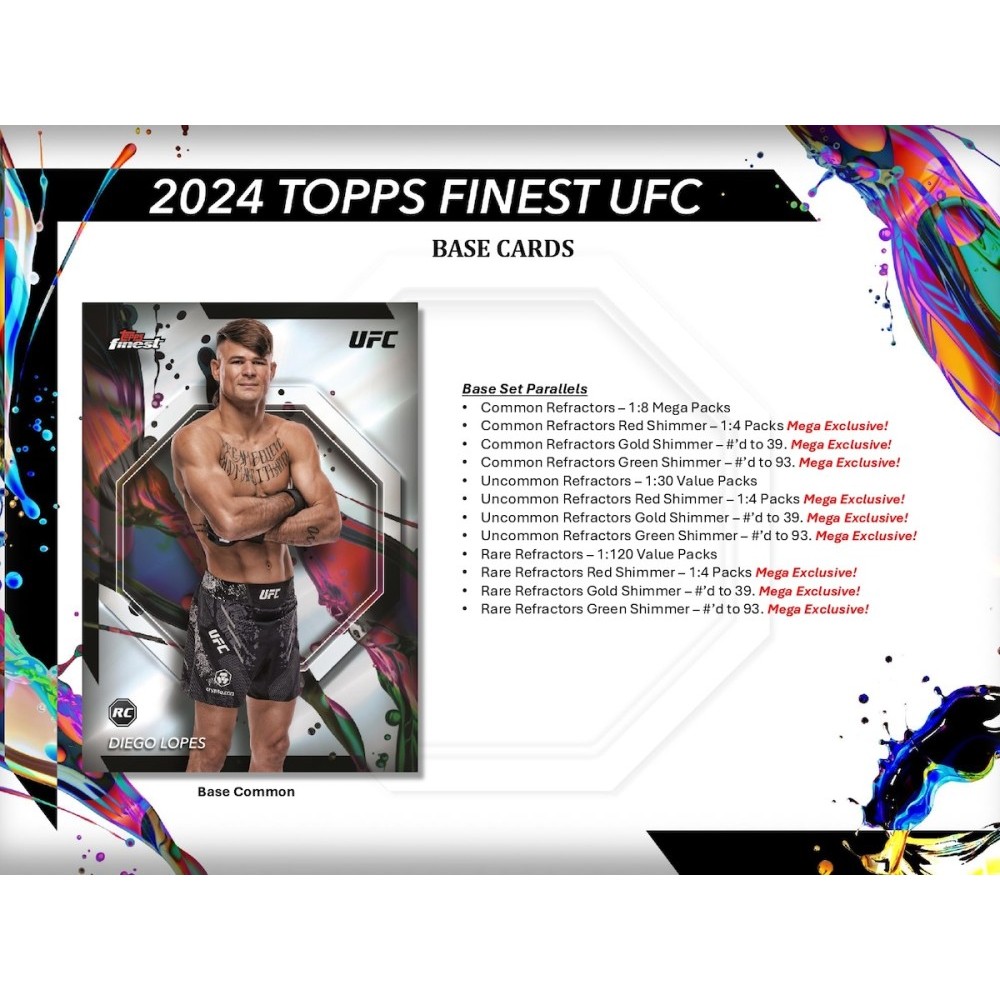 Topps Finest UFC 2024 - Booster Pack - Grade It Topps Finest UFC 2024 - Booster Pack - Grade It