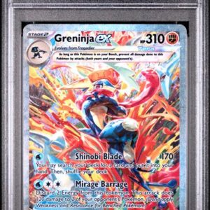 PSA 9 - Greninja ex - Twilight Masquarade - #214
