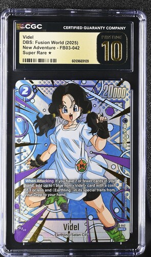 CGC Prestine 10 - Videl - New Adventure - SR Alternate Art - #042