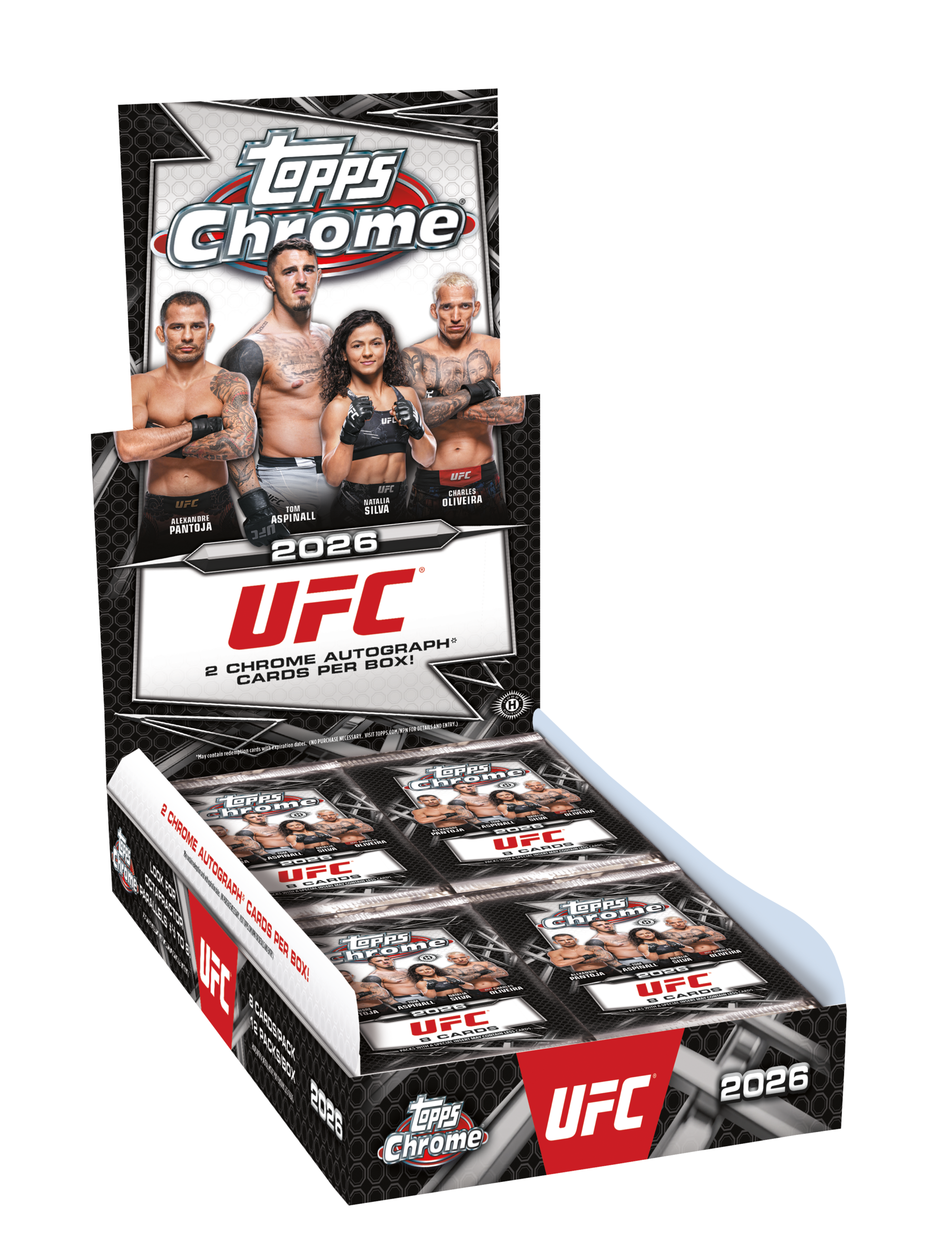 UFC Chrome Hobby 2026 - Booster box