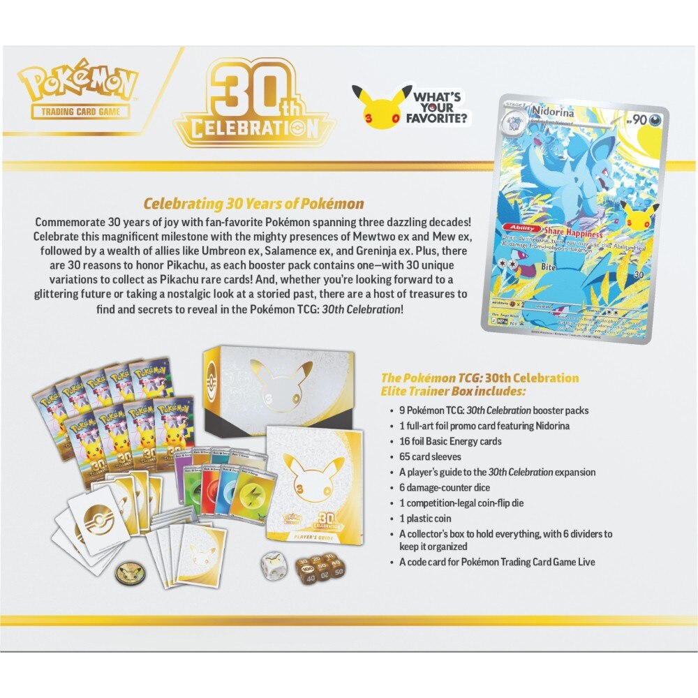 Pokémon TCG 30th Celebration - Elite Trainer Box - Image 3
