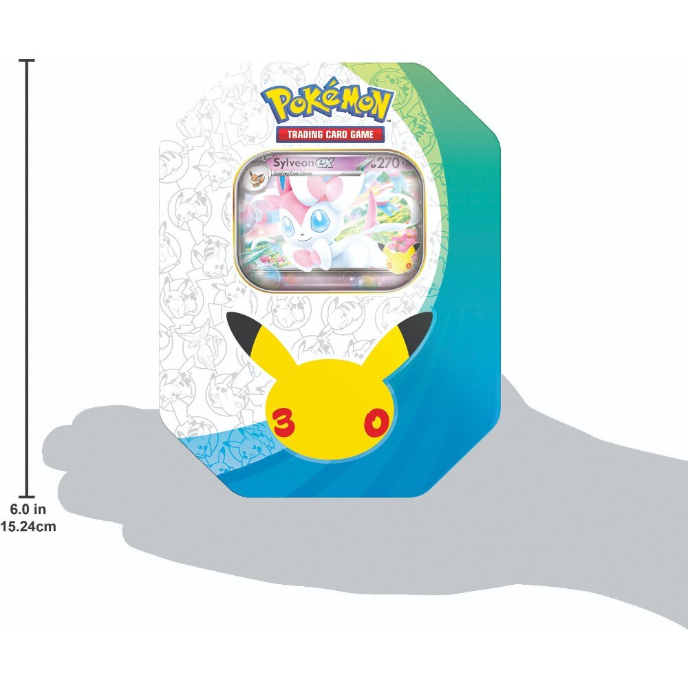Pokémon TCG 30th Celebration - ex Tin (Sylveon/Greninja) - Image 2